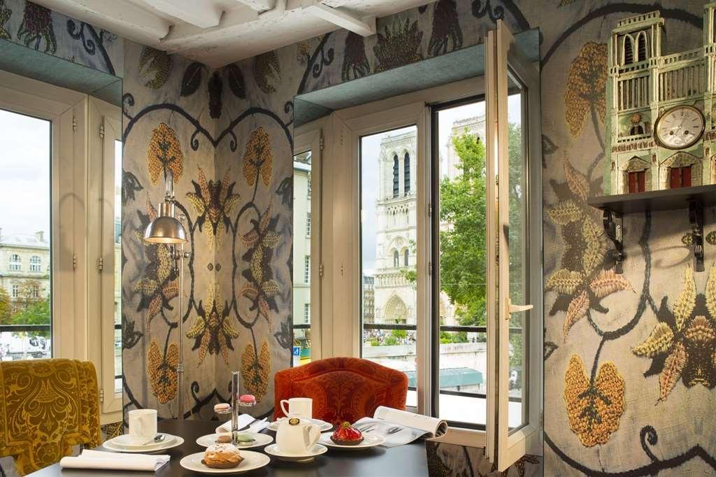 Hotel Le Notre Dame Saint Michel Paris Restoran gambar